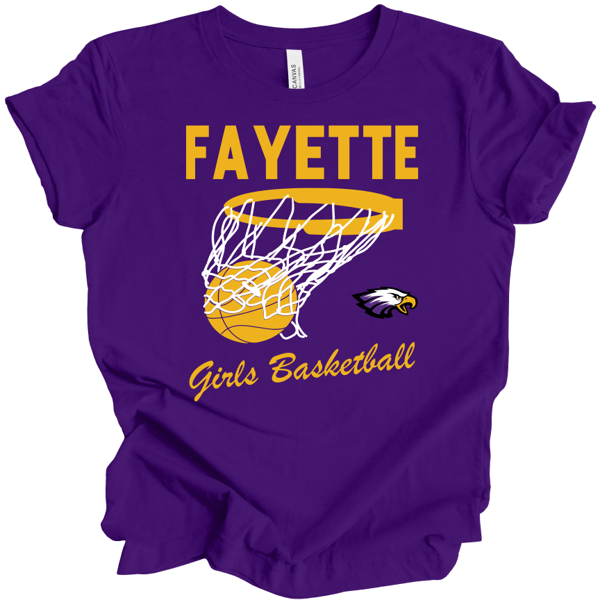 Fayette Girls Basketball Spirit Pack 2025-Purple