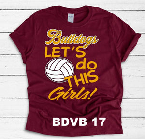 Edgerton Bulldogs volleyball BDVB 17