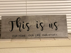 This Is Us Slate Tile