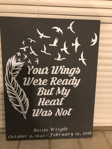 Your wings were ready