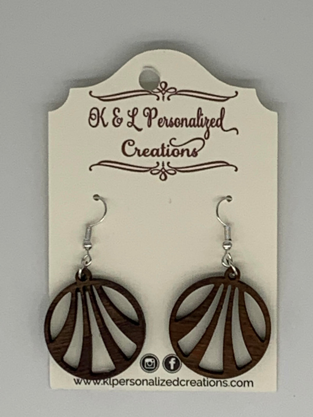 Walnut earrings - 7