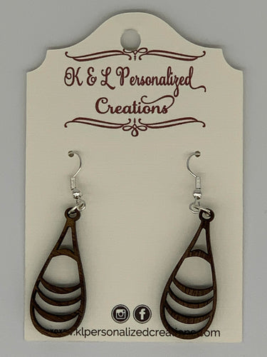 Walnut earrings - 18